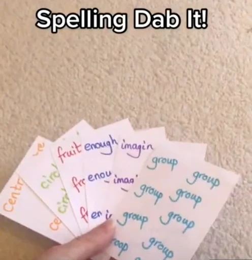 Spelling Dab It