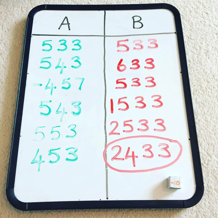 Biggest number – Find 1000 more or less (Yr4)