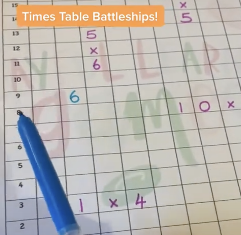 Times Table Battleships