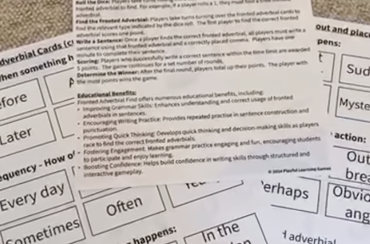 Fronted adverbial Find!