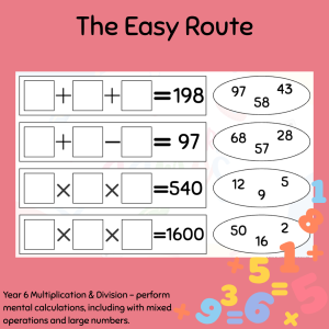 The Easy Route – Mental Calculations