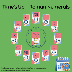 Time’s Up! – Roman Numerals