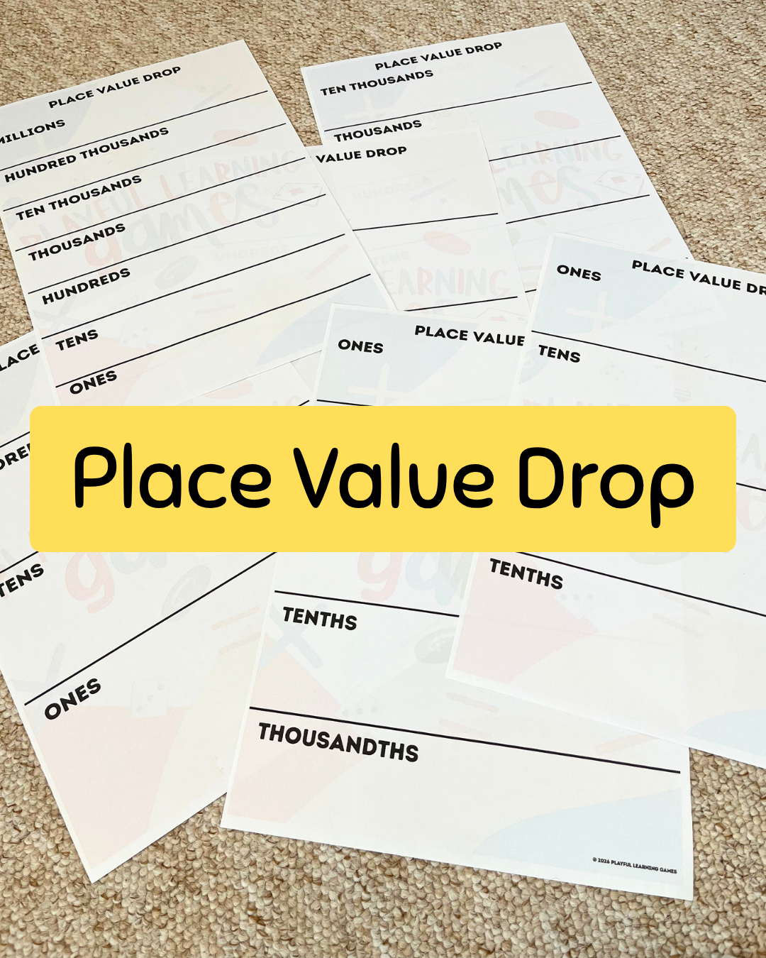 Place Value Drop