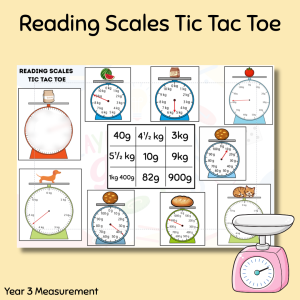 Reading Scales Tic Tac Toe