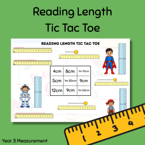 Reading Length Tic Tac Toe